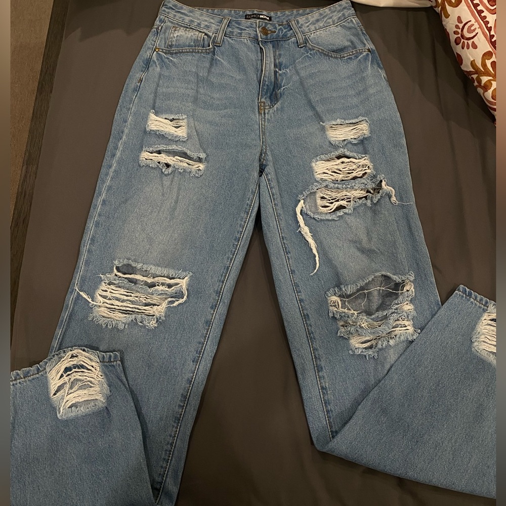 Fashion Nova Ripped Jeans